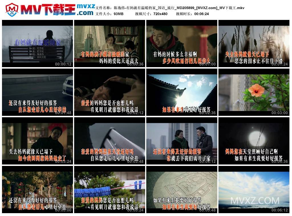 陈逸伟-有妈就有温暖的家_国语_流行_MD205899